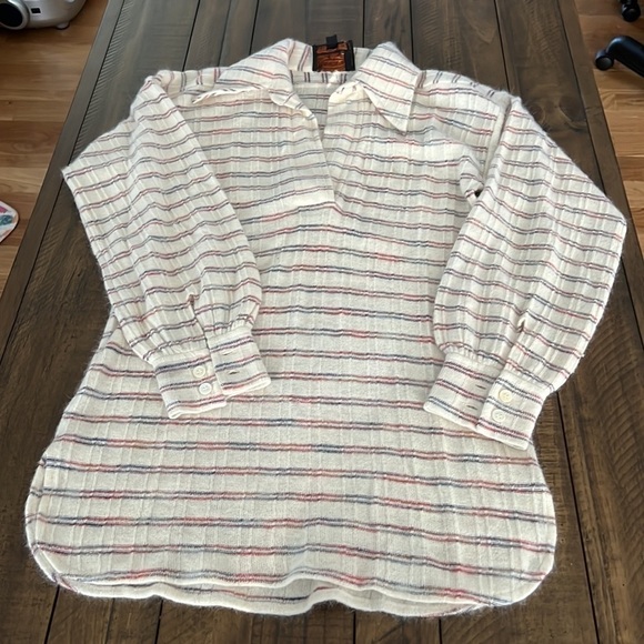 Claudine Vintage Lambswool Blend Sweater Design in France Size S - Picture 2 of 8